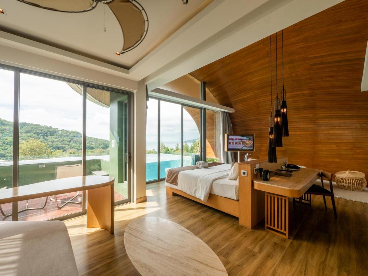 Crest Resort & Pool Villas - Sha Extra Plus Patong Exterior photo A bedroom at the resort