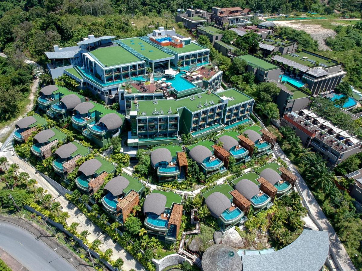 Crest Resort & Pool Villas - Sha Extra Plus Patong Exterior photo Aerial view of the resort